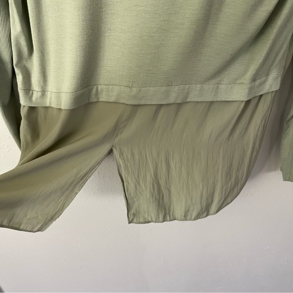 Lola & Sophie Seafoam Green Blouse Size Medium - Picture 11 of 13